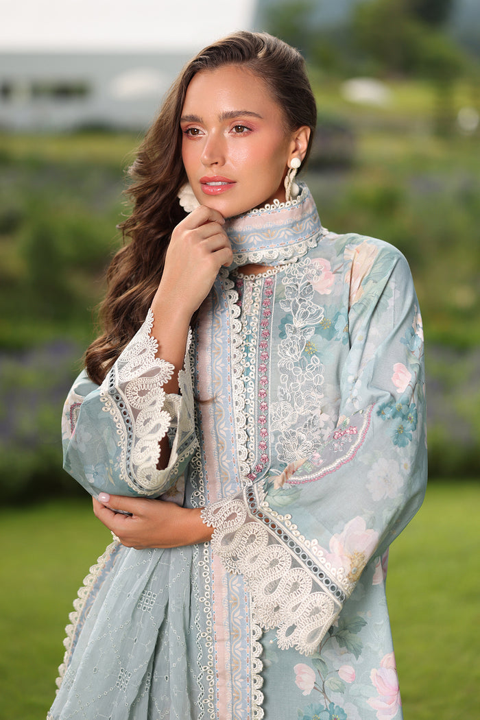 Baroque | Luxury Pret Summer | UF-4224 - Luxury Dress - available at Maria Faisal in UK and USA.