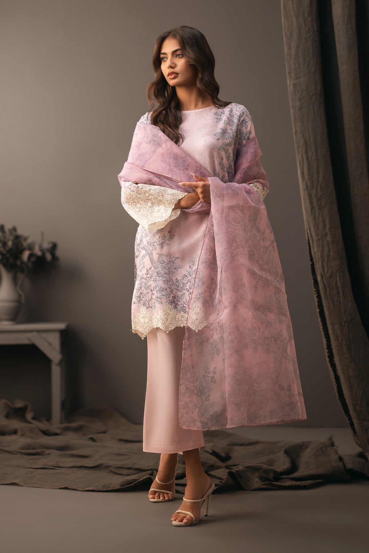 Erum Khan | Beyond Basic | GLOWING BEAT - Designer Dress with Intricate embroidery and embellishments. Shop elegent wedding dress at Maria Faisal.
