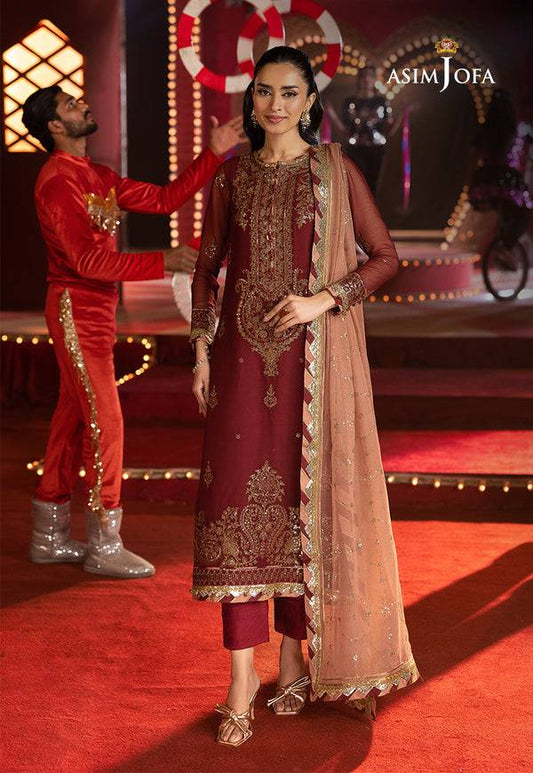Asim Jofa | Festive Collection 25 | AJLF-05 by Maria Faisal - Registered Vendor of : Asim Jofa - type : Ladies Clothes - 100% original wedding dresses