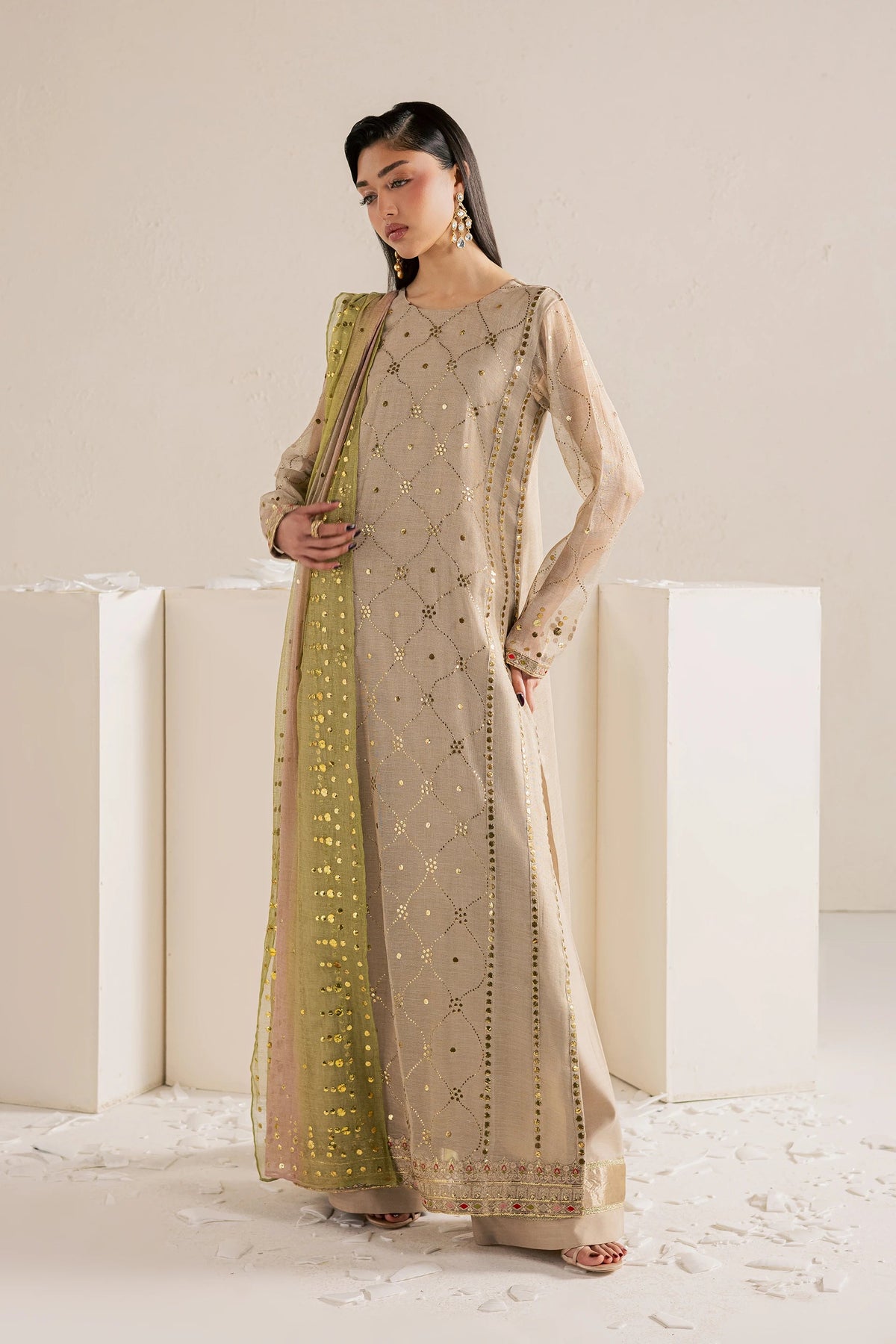 Vanya | Meraki Formals | FF-92 - Formal Dress - available at Maria Faisal in UK and USA.