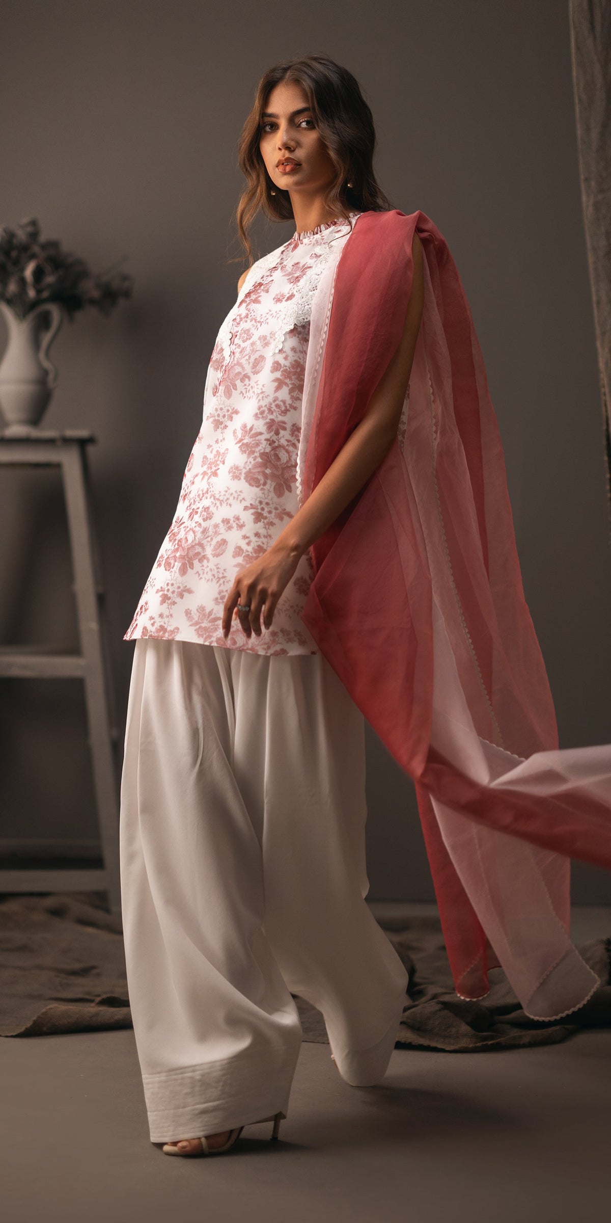 Erum Khan | Beyond Basic | FLORAL ALLURE - Designer Dress with Intricate embroidery and embellishments. Shop elegent wedding dress at Maria Faisal.
