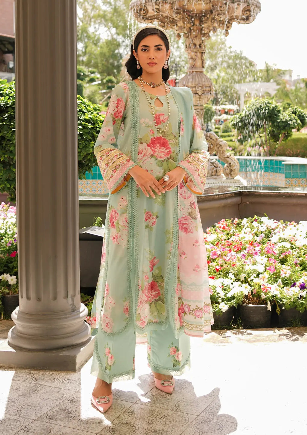 Elaf Premium | Printed Collection 24 | EEP-01A - Frostie - Waniyas