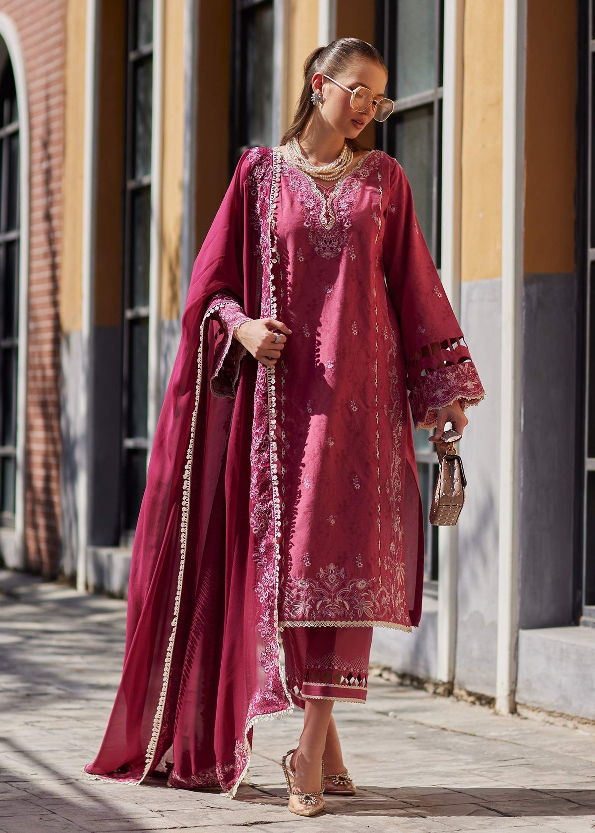 Kanwal Malik | Elsa Summer Pret 26 | Savia - Luxury Dress - available at Maria Faisal in UK and USA.