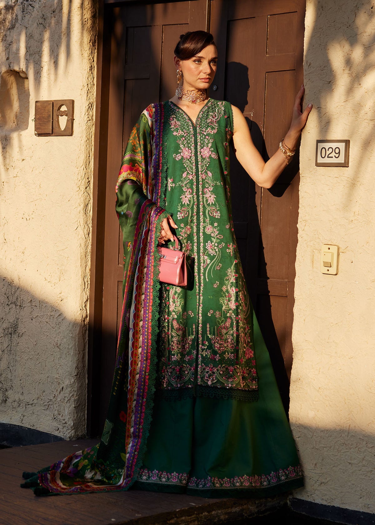 Kanwal Malik | Ariya Luxury Lawn 26 | Serena - Luxury Dress - available at Maria Faisal in UK and USA.