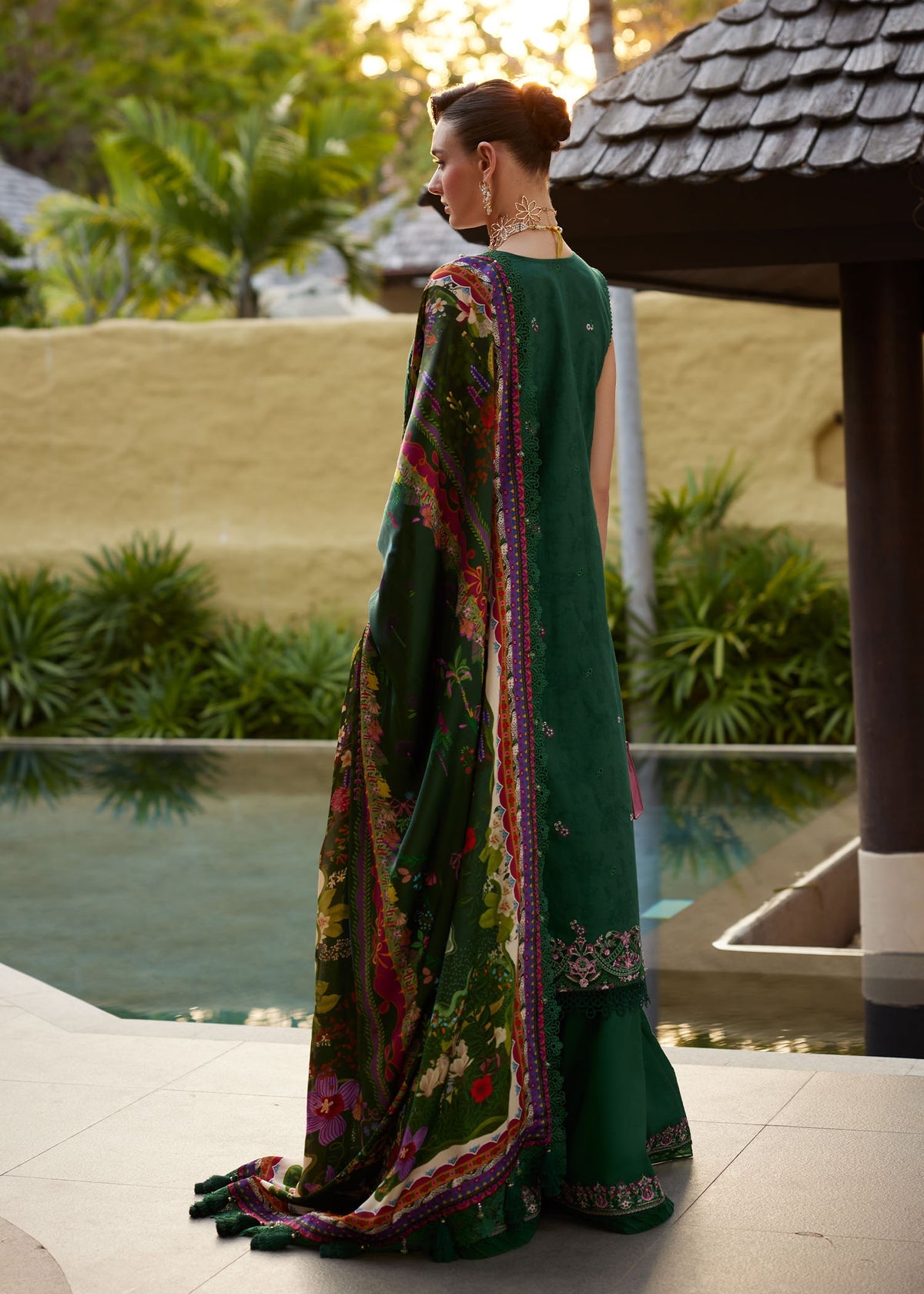 Kanwal Malik | Ariya Luxury Lawn 26 | Serena - Luxury Dress - available at Maria Faisal in UK and USA.