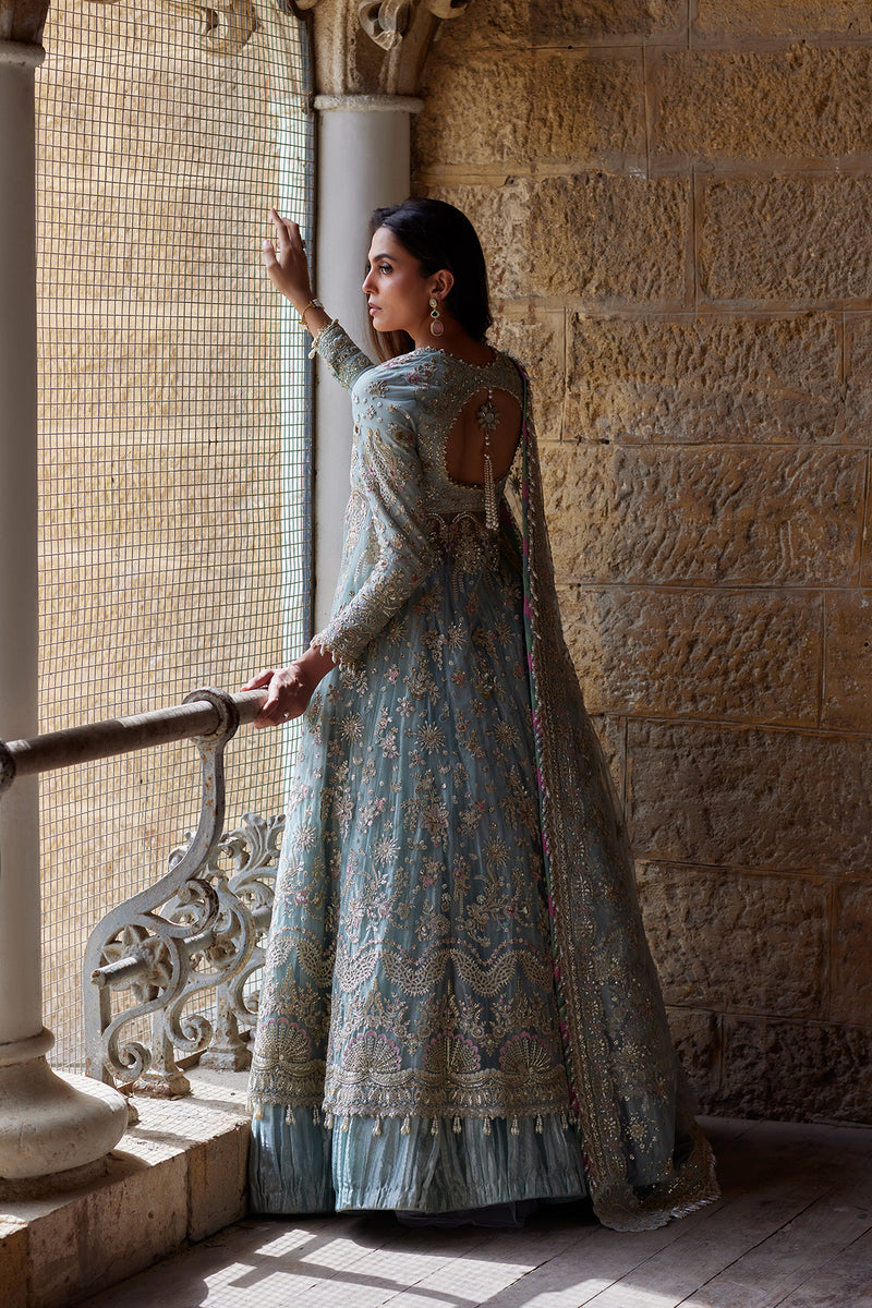 Afrozeh | Dastangoi Wedding Formals | Lafz - Wedding Dress - available at Maria Faisal in UK and USA.