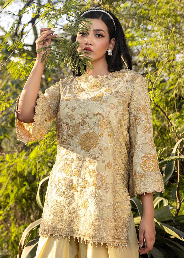 HSY | Summer Edit | Butter Yellow - Ladies Clothes - Maria Faisal