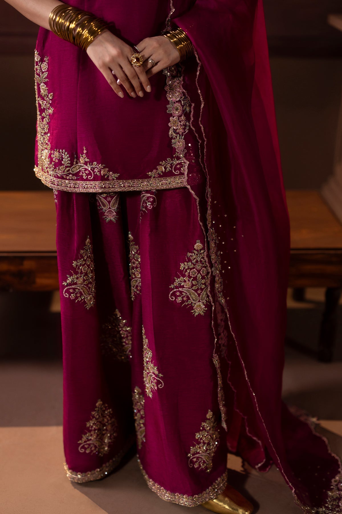 Mina Kashif | Zaib Formals | Arzoo - Formal Dress - available at Maria Faisal in UK and USA.