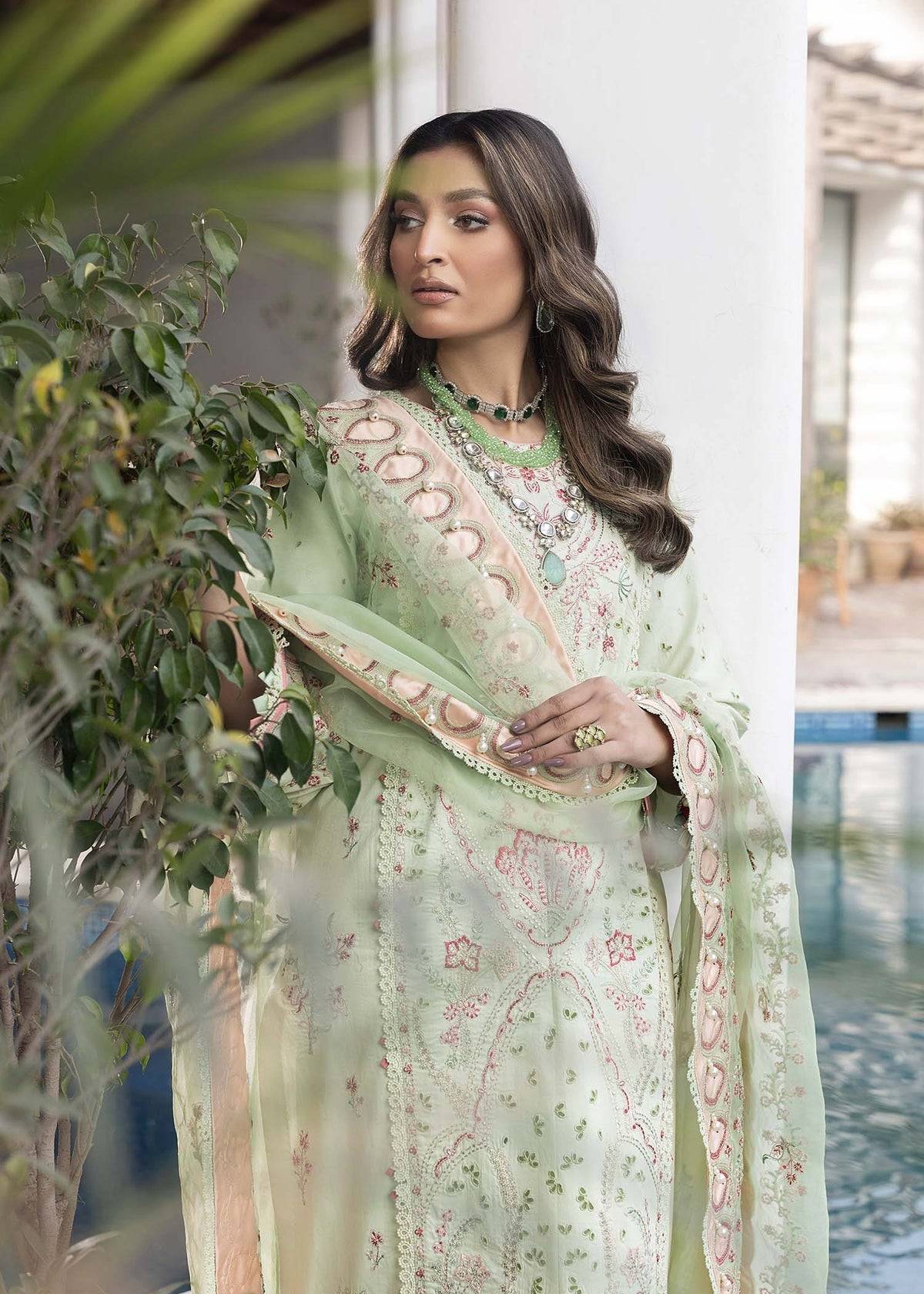 Shurooq | Luxury Lawn 25 | Amazon by Maria Faisal - Registered Vendor of : Shurooq - type : Ladies Clothes - 100% original wedding dresses