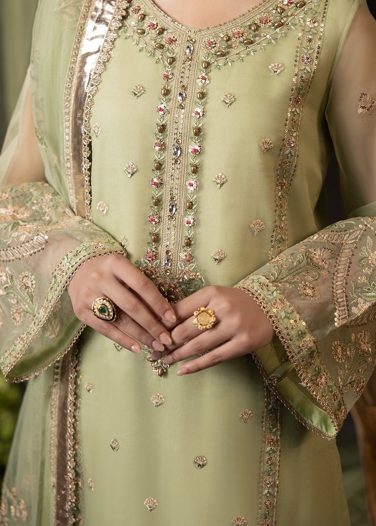 Shurooq | Garden of Dream | Verde - Ladies Clothes 