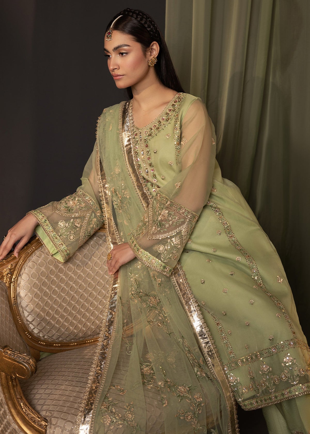 Shurooq | Garden of Dream | Verde - Ladies Clothes 
