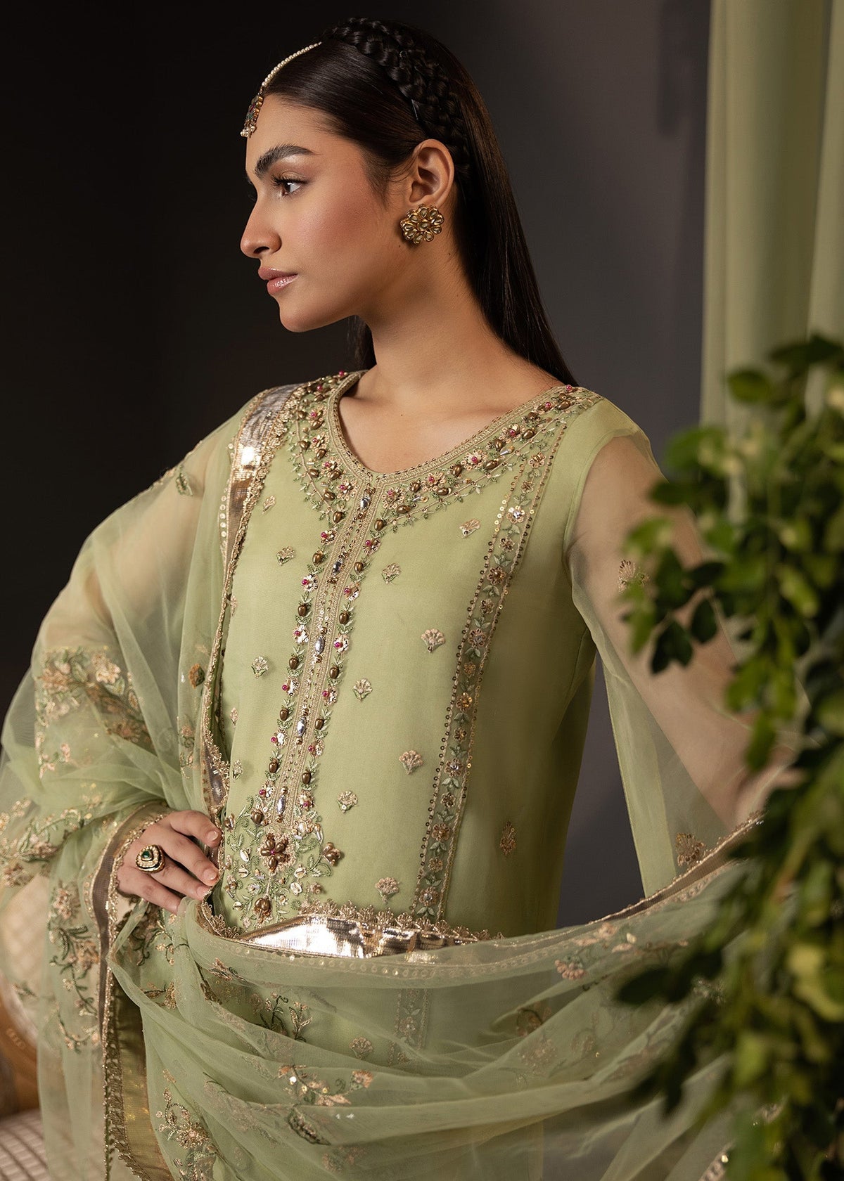Shurooq | Garden of Dream | Verde - Ladies Clothes 