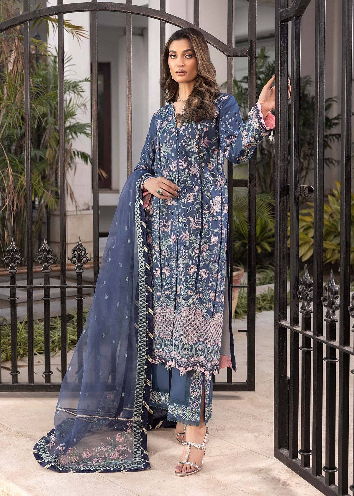 Shurooq | Luxury Lawn 25 | Mira by Maria Faisal - Registered Vendor of : Shurooq - type : Ladies Clothes - 100% original wedding dresses