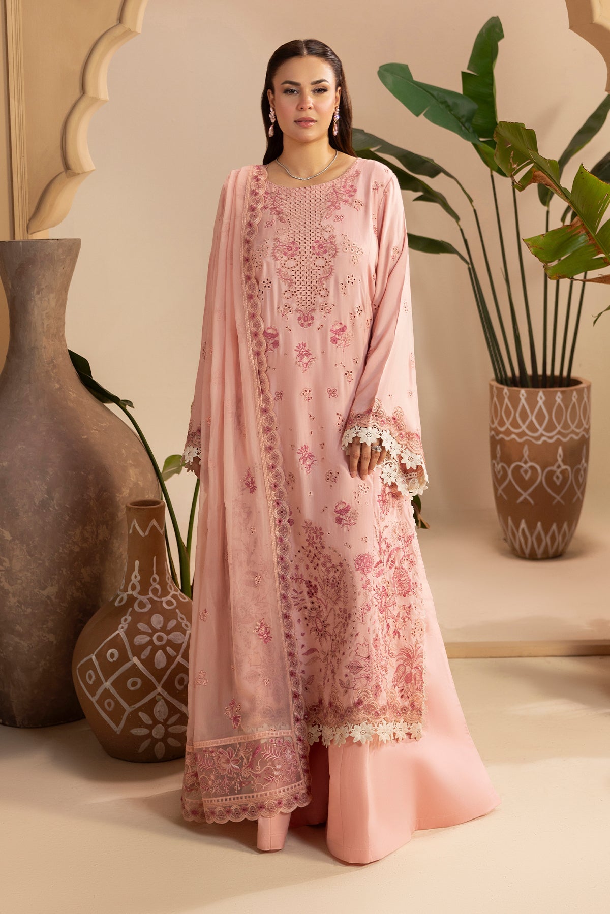 Raeesa Premium | Gulkar Viscose | GK-01 - Luxury Dress - available at Maria Faisal in UK and USA.