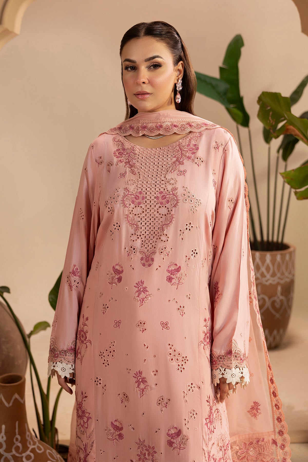 Raeesa Premium | Gulkar Viscose | GK-01 - Luxury Dress - available at Maria Faisal in UK and USA.