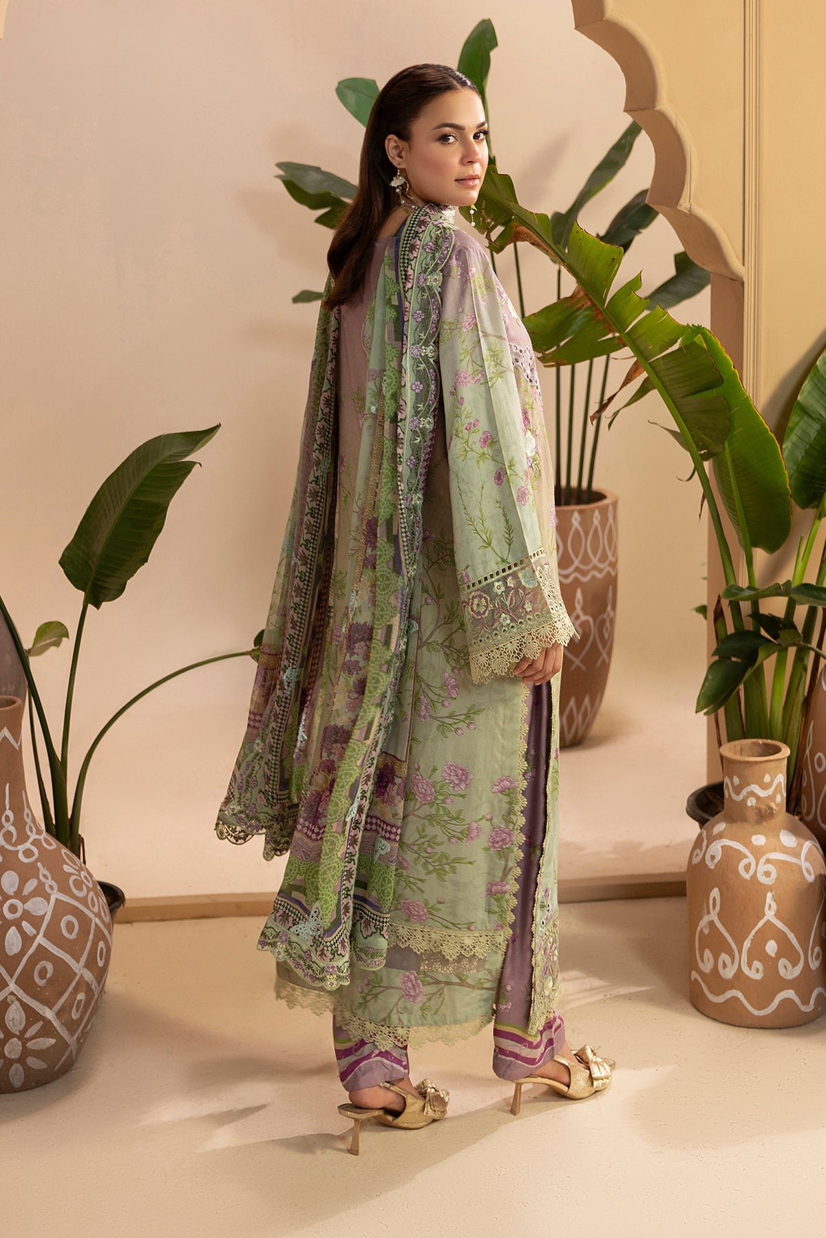 Raeesa Premium | Gulkar Viscose |GK-04 - Luxury Dress - available at Maria Faisal in UK and USA.