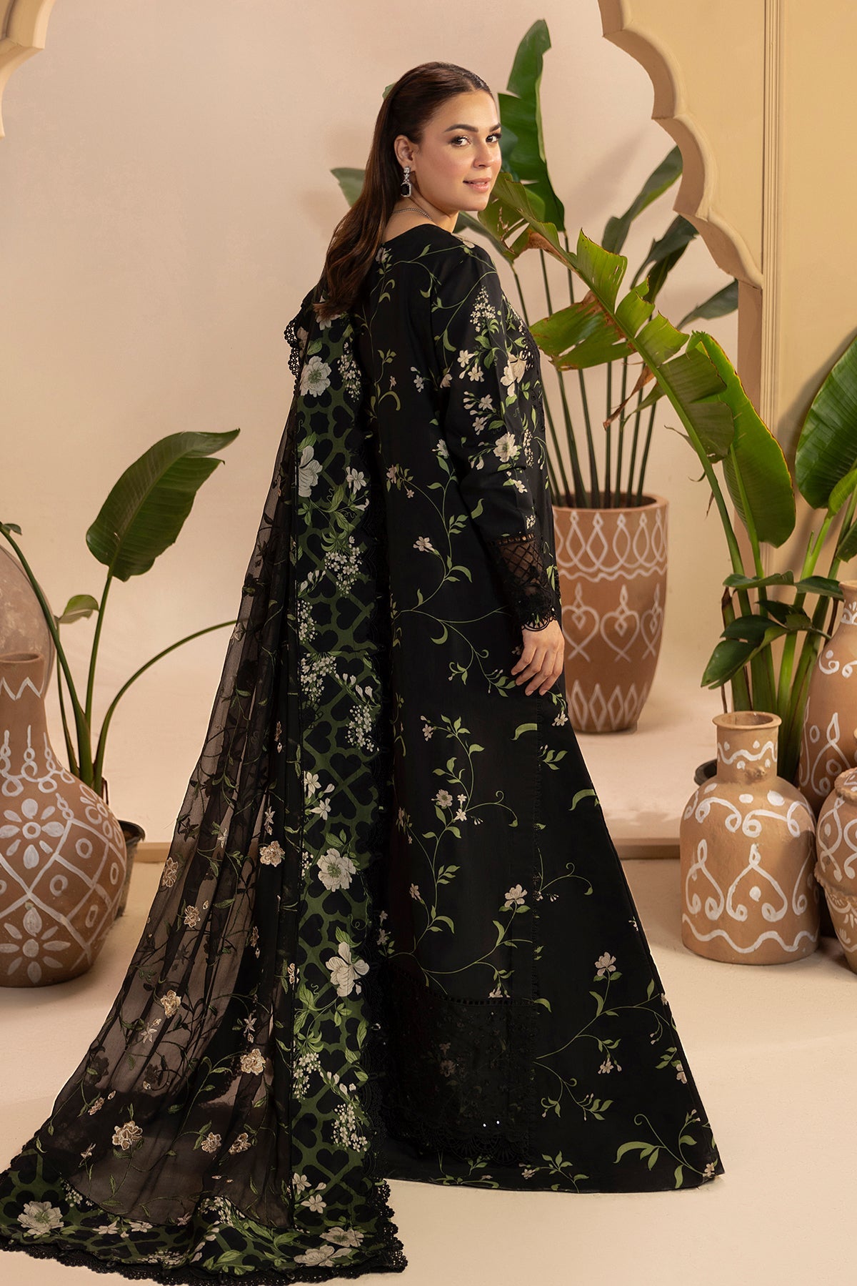 Raeesa Premium | Gulkar Viscose |GK-07 - Luxury Dress - available at Maria Faisal in UK and USA.