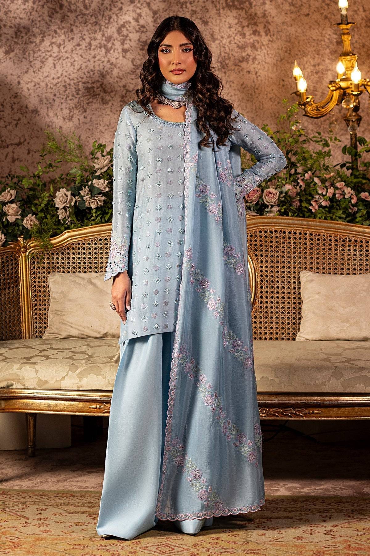 Mina Kashif | Loona Lawn 25 | Sapphire by Maria Faisal - Registered Vendor of : Mina Kashif - type : Ladies Clothes - 100% original wedding dresses