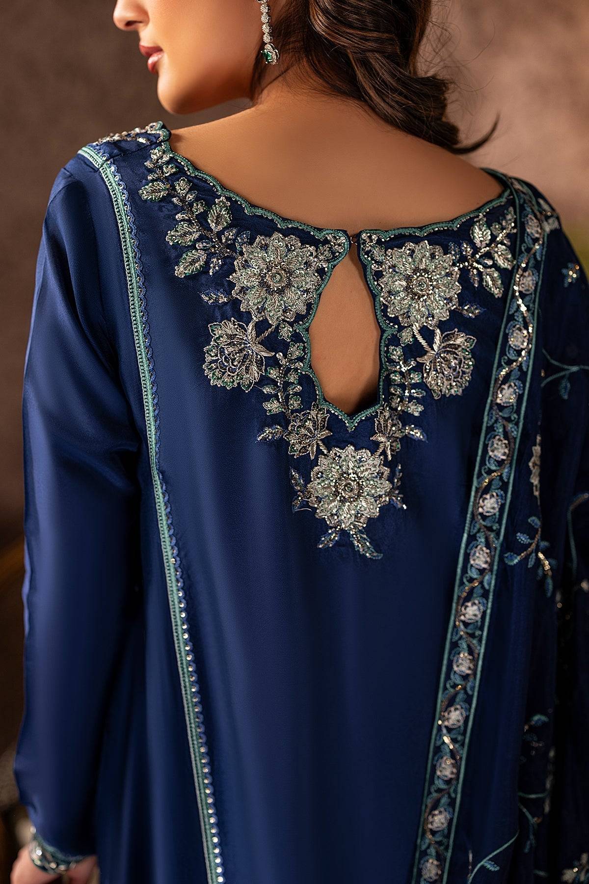 Mina Kashif | Loona Lawn 25 | Midnight by Maria Faisal - Registered Vendor of : Mina Kashif - type : Ladies Clothes - 100% original wedding dresses