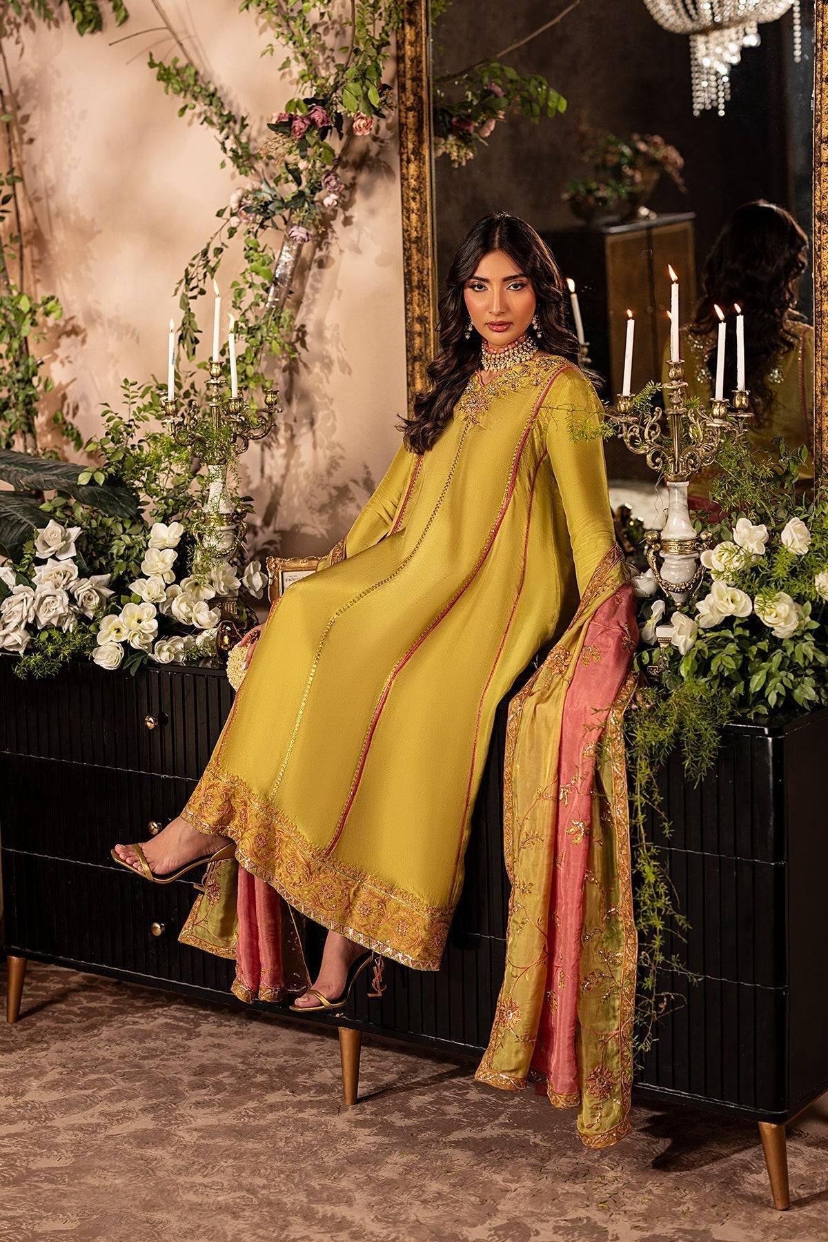 Mina Kashif | Loona Lawn 25 | Topaz by Maria Faisal - Registered Vendor of : Mina Kashif - type : Ladies Clothes - 100% original wedding dresses