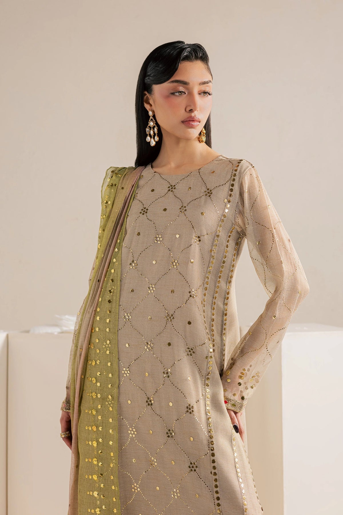 Vanya | Meraki Formals | FF-92 - Formal Dress - available at Maria Faisal in UK and USA.