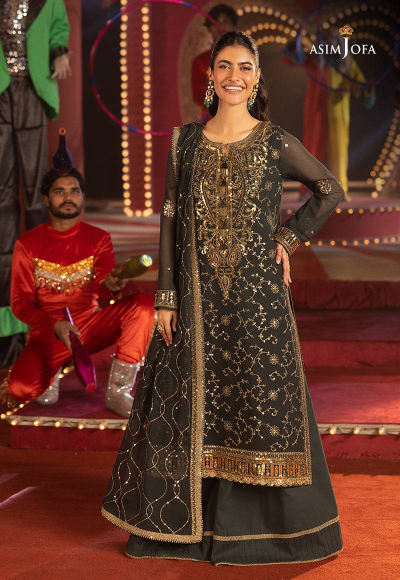 Asim Jofa | Festive Collection 25 | AJLLF-02 by Maria Faisal - Registered Vendor of : Asim Jofa - type : Ladies Clothes - 100% original wedding dresses