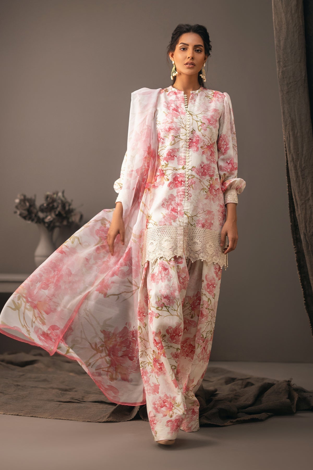 Erum Khan | Beyond Basic | BOLD BOUQUET - Designer Dress with Intricate embroidery and embellishments. Shop elegent wedding dress at Maria Faisal.