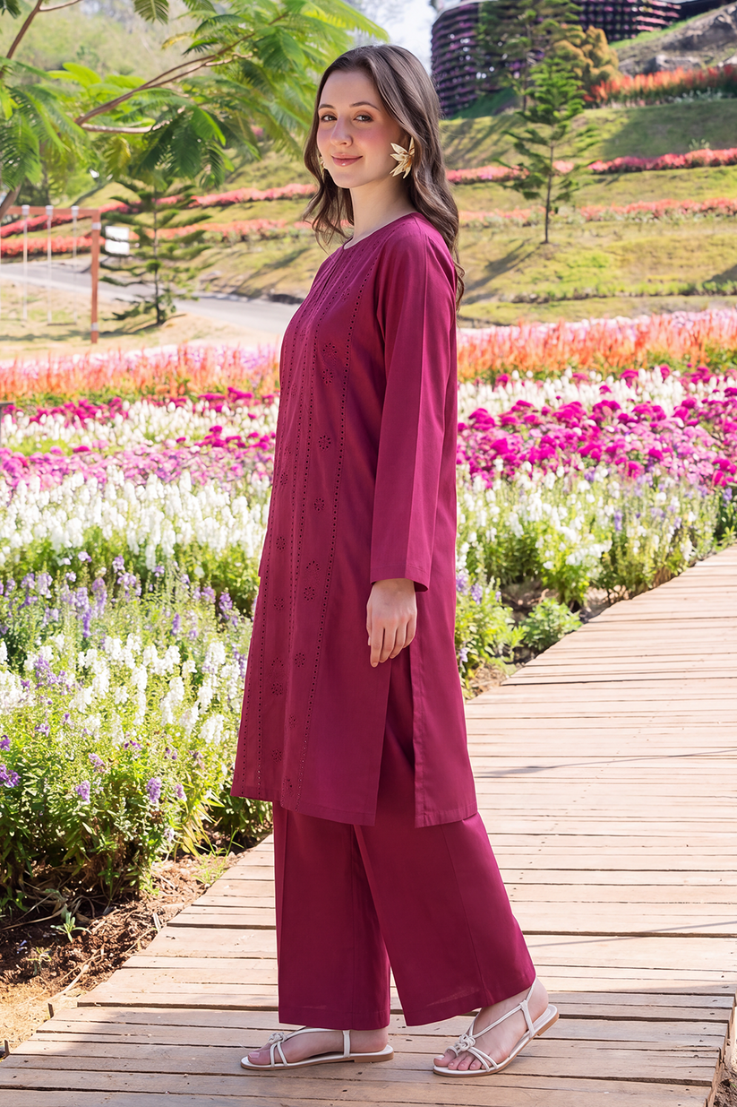 Saad Shaikh | Ease Fall Edit 26 | Marielle - Casual Dress - available at Maria Faisal in UK and USA.