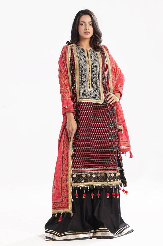 Gul Ahmed | Chunri Lawn 25 | BM-52017 by Maria Faisal - Registered Vendor of : Gul Ahmed - type : Ladies Clothes - 100% original wedding dresses