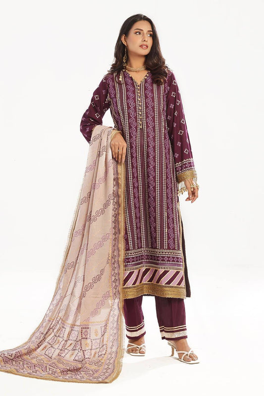 Gul Ahmed | Chunri Lawn 25 | CL-52413 by Maria Faisal - Registered Vendor of : Gul Ahmed - type : Ladies Clothes - 100% original wedding dresses