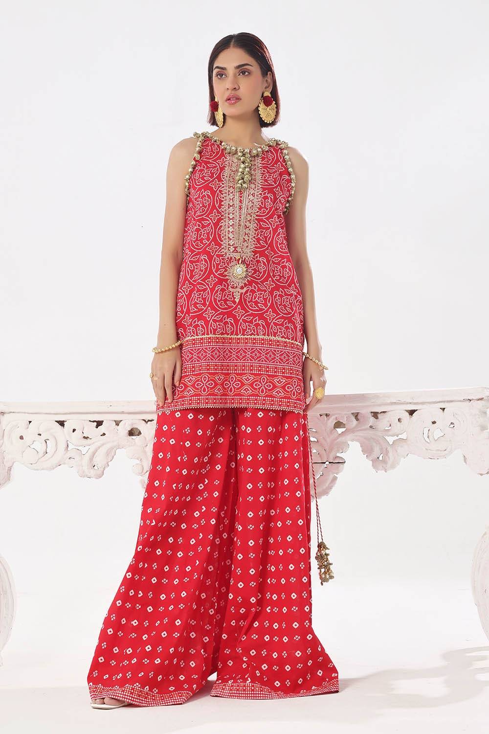 Gul Ahmed | Chunri Lawn 25 | TL-52031 by Maria Faisal - Registered Vendor of : Gul Ahmed - type : Ladies Clothes - 100% original wedding dresses