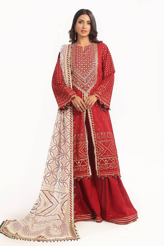 Gul Ahmed | Chunri Lawn 25 | BM-52022 by Maria Faisal - Registered Vendor of : Gul Ahmed - type : Ladies Clothes - 100% original wedding dresses