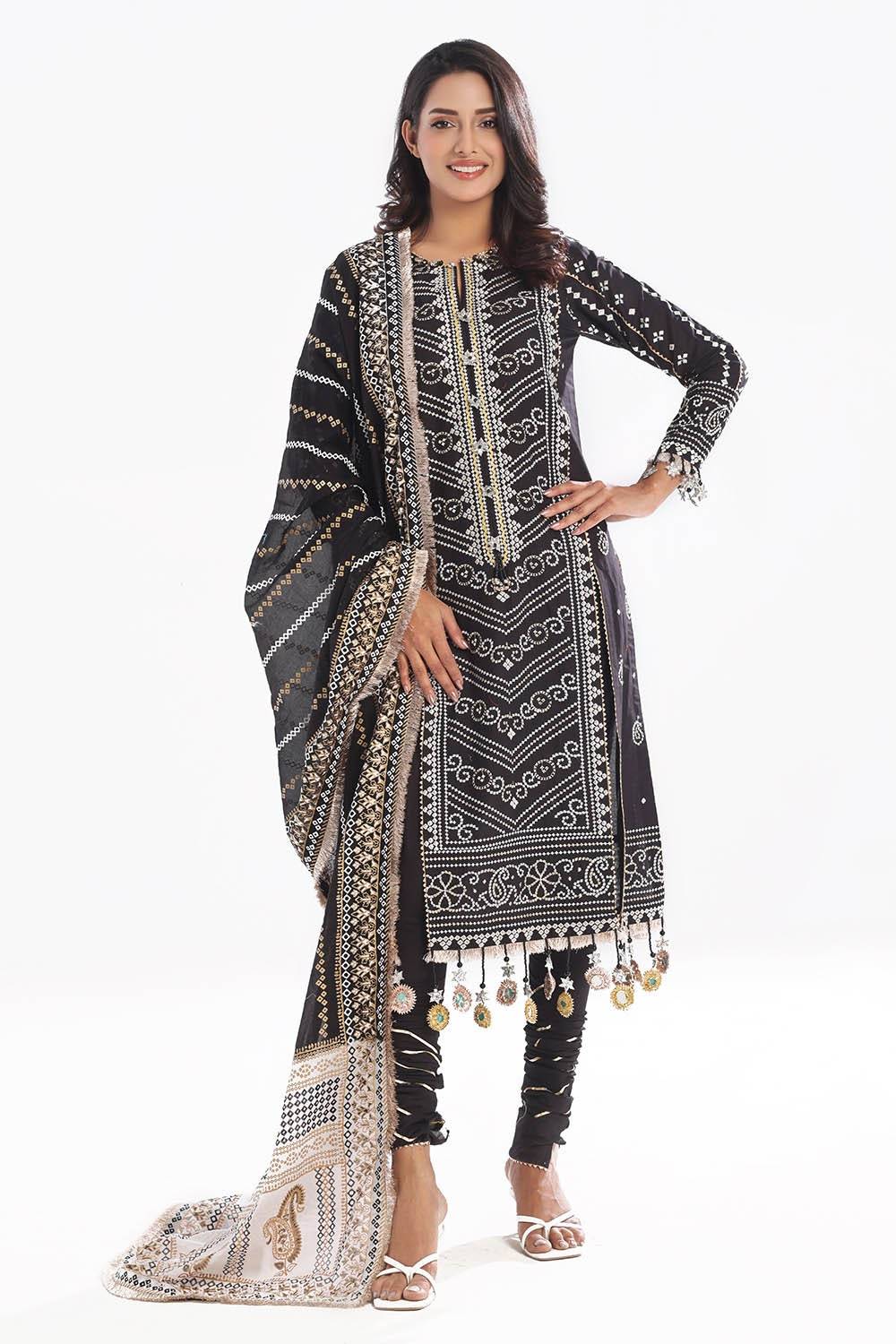 Gul Ahmed | Chunri Lawn 25 | CL-52407 by Maria Faisal - Registered Vendor of : Gul Ahmed - type : Ladies Clothes - 100% original wedding dresses