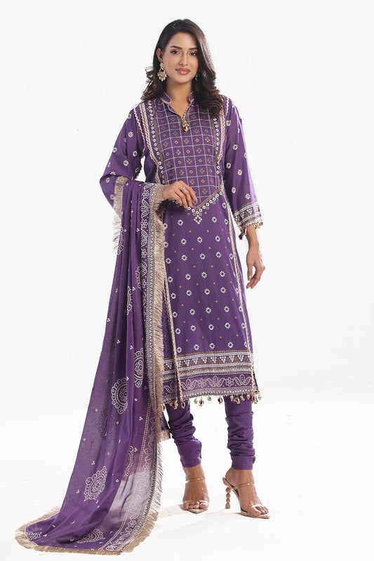 Gul Ahmed | Chunri Lawn 25 | CL-52169 by Maria Faisal - Registered Vendor of : Gul Ahmed - type : Ladies Clothes - 100% original wedding dresses