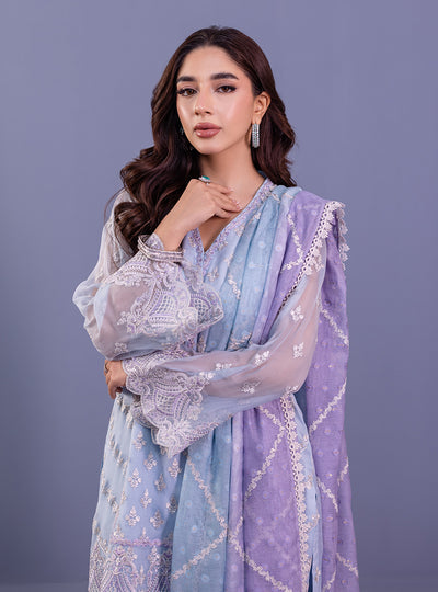 Zainab Chottani | Eid Festive Vol 1 | NURI - Designer Dress with Intricate embroidery and embellishments. Shop elegent wedding dress at Maria Faisal.