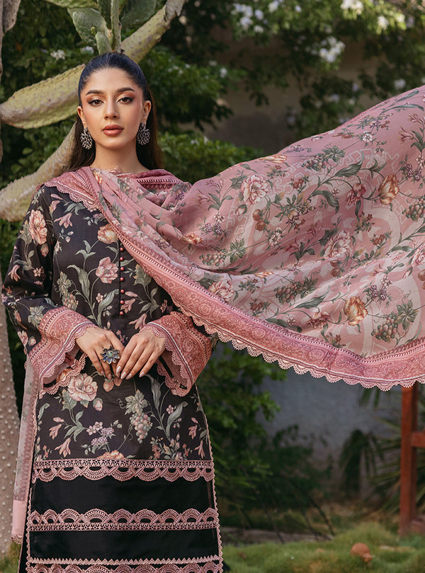 Zainab Chottani | Tahra Lawn 24 | RYMA - D 1A - Designer Dress with Intricate embroidery and embellishments. Shop elegent wedding dress at Maria Faisal.