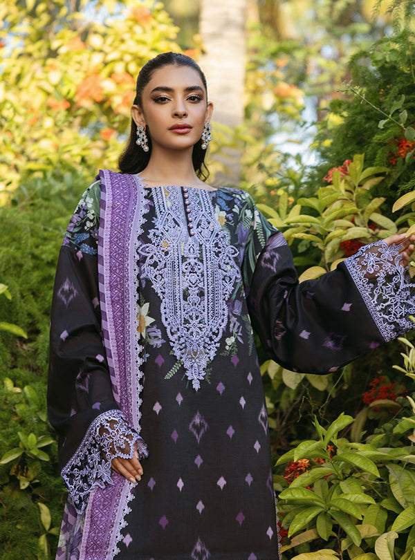 Zainab Chottani | Tahra Lawn 24 | RAHA - D 6B - Designer Dress with Intricate embroidery and embellishments. Shop elegent wedding dress at Maria Faisal.