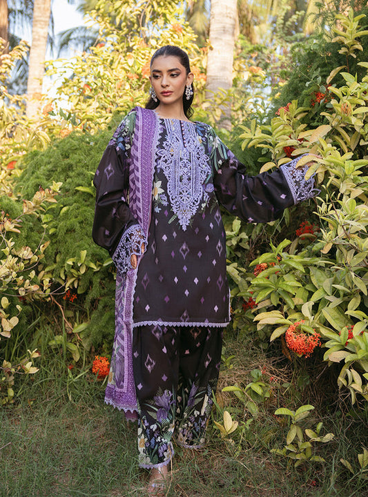 Zainab Chottani | Tahra Lawn 24 | RAHA - D 6B - Designer Dress with Intricate embroidery and embellishments. Shop elegent wedding dress at Maria Faisal.