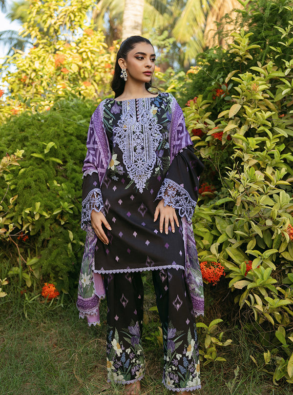 Zainab Chottani | Tahra Lawn 24 | RAHA - D 6B - Designer Dress with Intricate embroidery and embellishments. Shop elegent wedding dress at Maria Faisal.