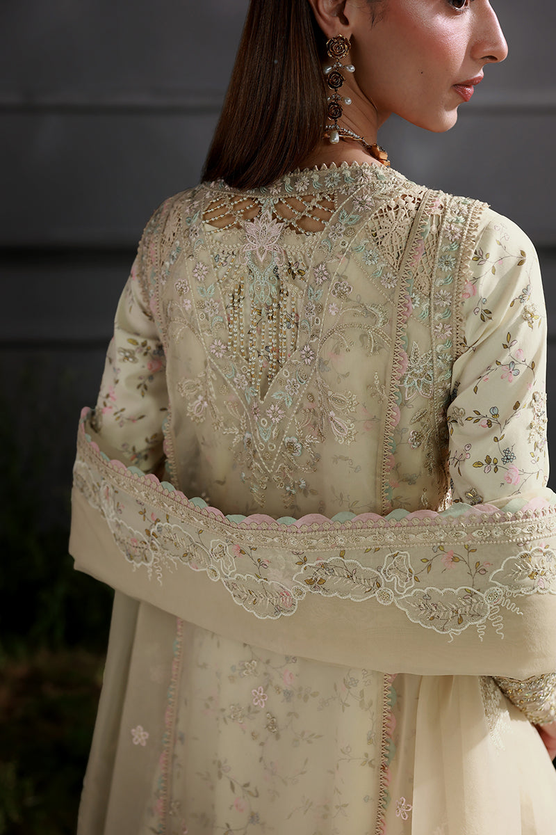 Qalamkar | Elirah Formals 25 | MF-04 IVORY GRACE - Ladies Clothes - Maria Faisal