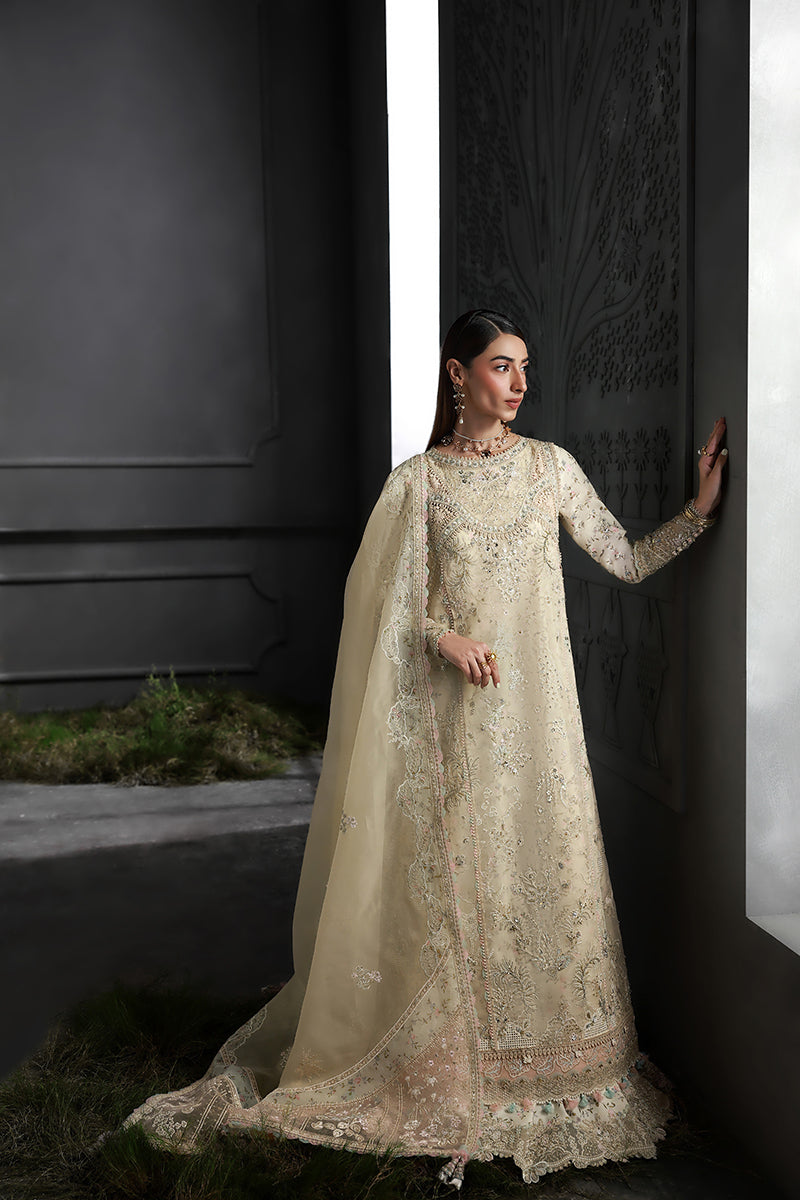Qalamkar | Elirah Formals 25 | MF-04 IVORY GRACE - Ladies Clothes - Maria Faisal