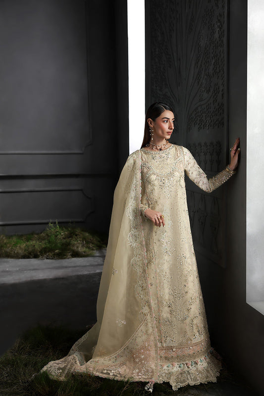 Qalamkar | Elirah Formals 25 | MF-04 IVORY GRACE - Ladies Clothes - Maria Faisal