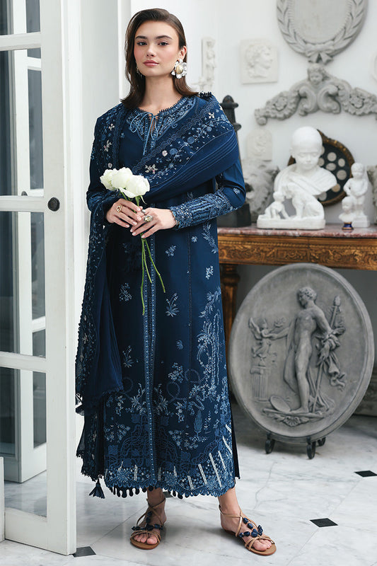Qalamkar | Q Line Lawn Drop | RP-10 ZOHAL - Luxury Dress - available at Maria Faisal in UK and USA.