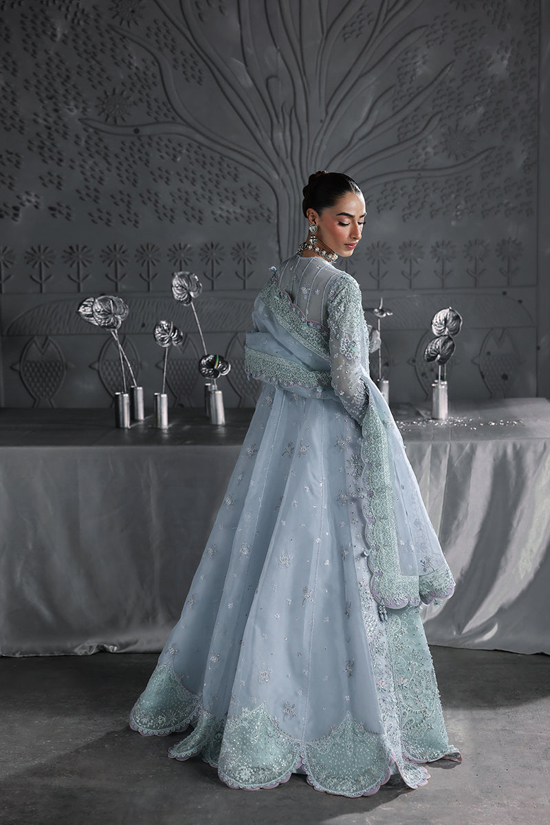 Qalamkar | Elirah Formals 25 | MF-08 SERENE AQUA - Ladies Clothes - Maria Faisal