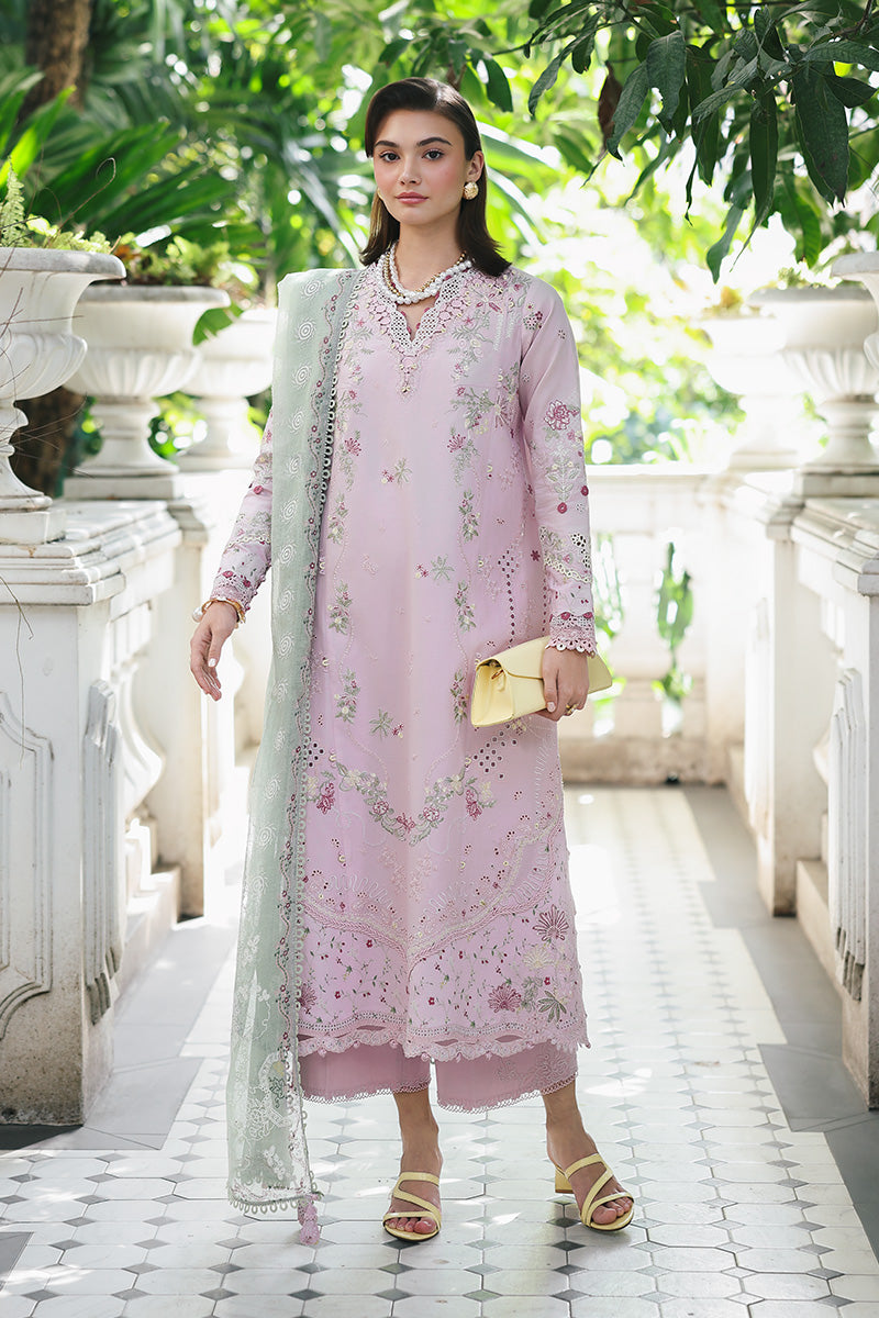 Qalamkar | Q Line Lawn Drop | RP-11 INAYA - Luxury Dress - available at Maria Faisal in UK and USA.