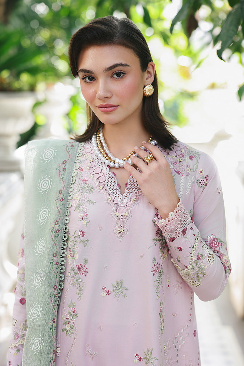 Qalamkar | Q Line Lawn Drop | RP-11 INAYA - Luxury Dress - available at Maria Faisal in UK and USA.