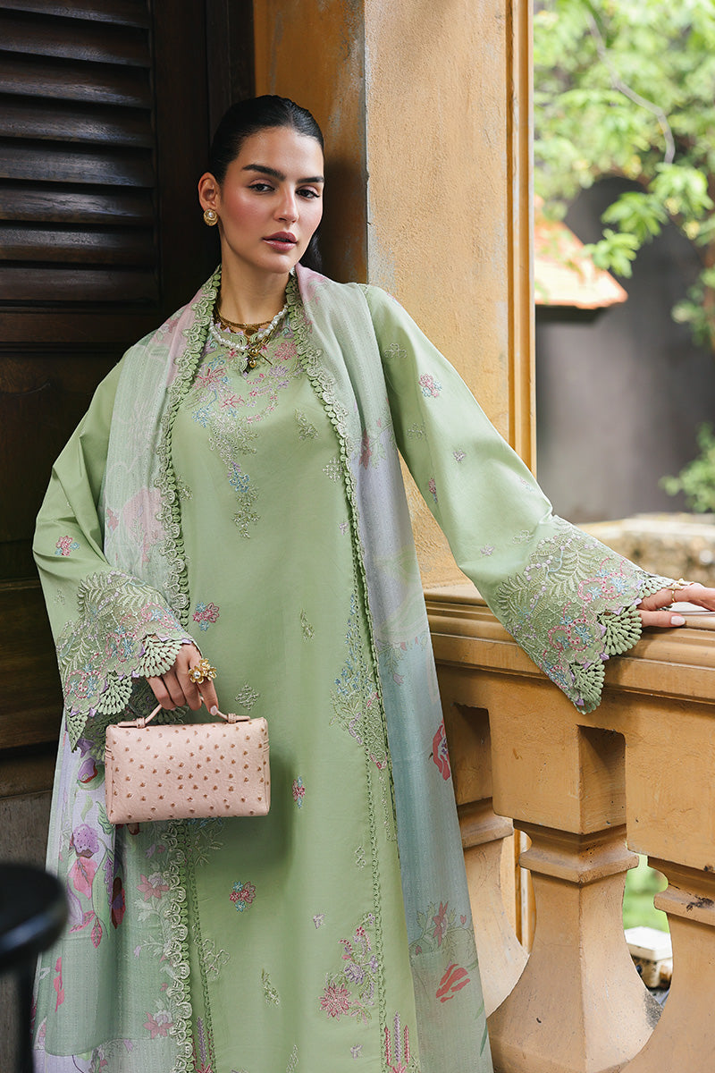 Qalamkar | Q Line Lawn Drop | RP-15 RIVAH - Luxury Dress - available at Maria Faisal in UK and USA.