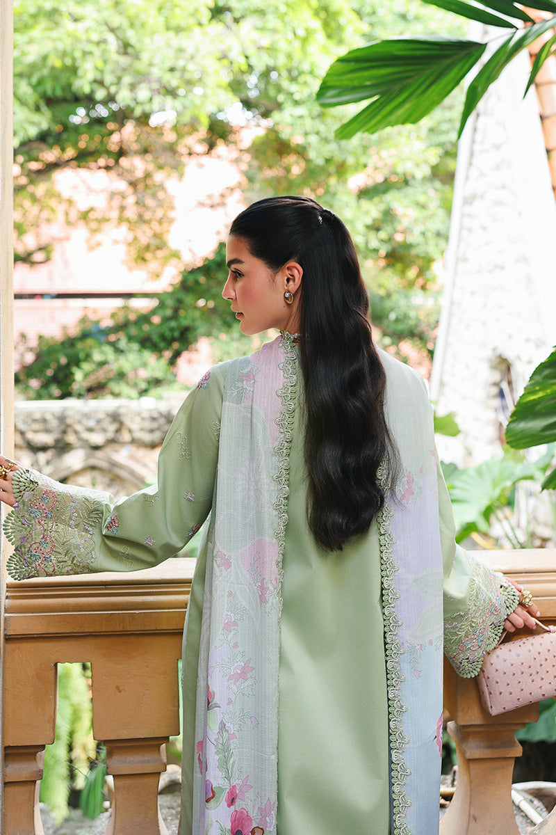 Qalamkar | Q Line Lawn Drop | RP-15 RIVAH - Luxury Dress - available at Maria Faisal in UK and USA.