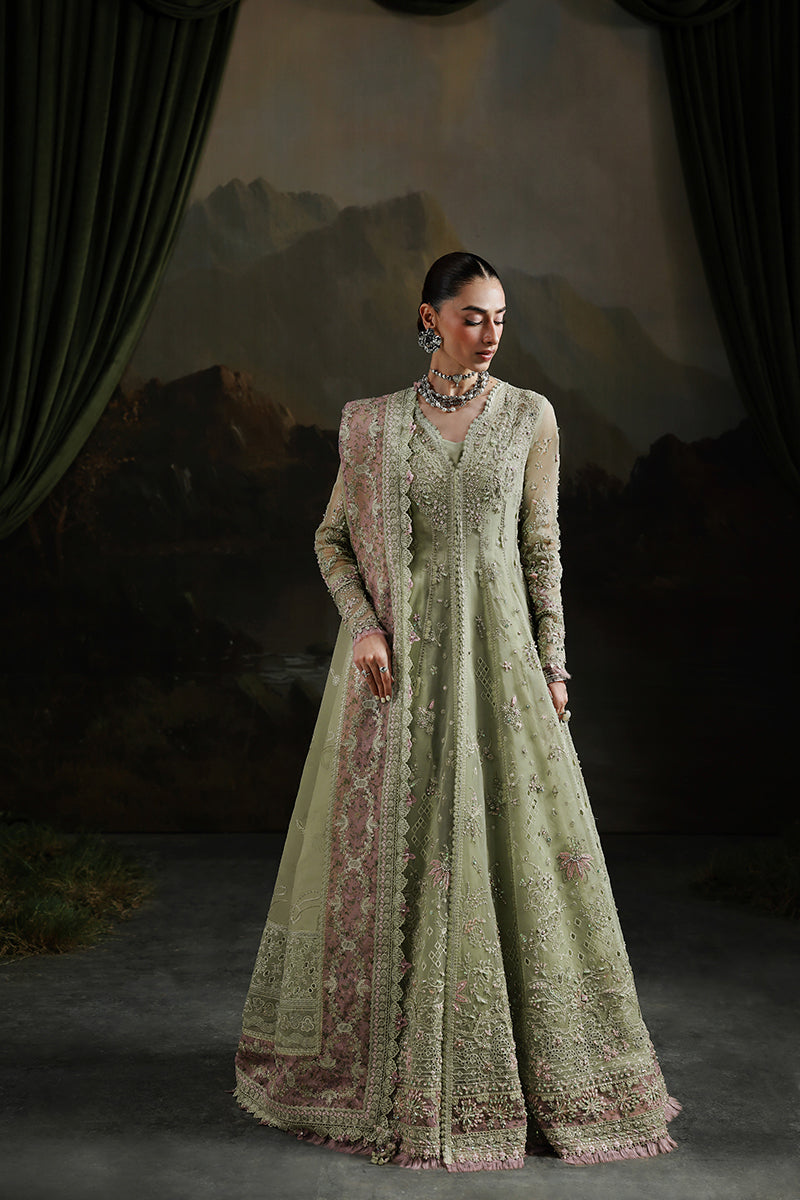 Qalamkar | Elirah Formals 25 | MF-02 SAGE AURA - Ladies Clothes - Maria Faisal