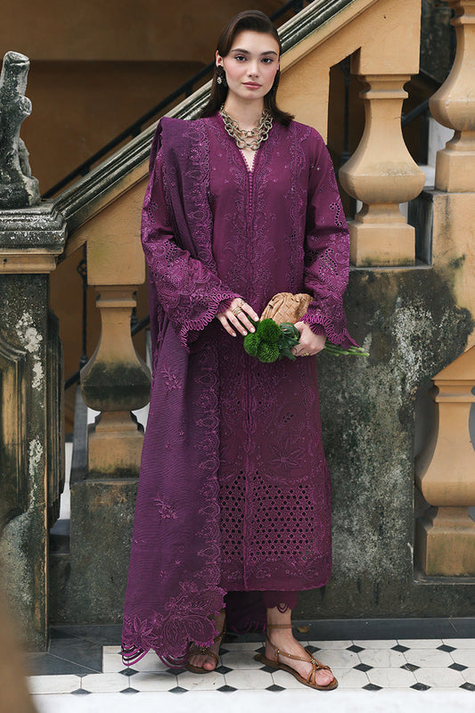 Qalamkar | Q Line Lawn Drop | RP-08 LIORA - Luxury Dress - available at Maria Faisal in UK and USA.